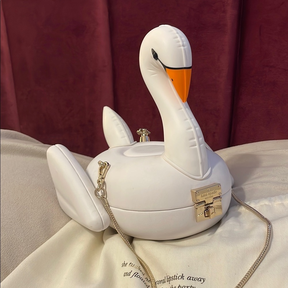 Kate Spade White Swan Bag - Picture 2 of 11